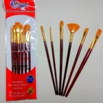 PINCELES UNICOLOR -1049 X6 CON ABANICO - Imagen 3