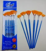 PINCELES UNICOLOR -1270 X6 SURTIDO ABANICOS - Imagen 3