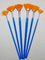 PINCELES UNICOLOR -1270 X6 SURTIDO ABANICOS