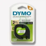 CINTA DYMO DE PAPEL BLISTER X2 12MM X 4MTS