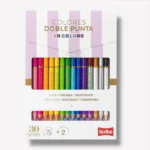 COLOR SCRIBE DOBLE PUNTA 12X24