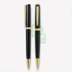 BOLIGRAFO NEGRO EXC Y02 GANCHO DORADO