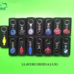 LLAVERO RESINA LUJO