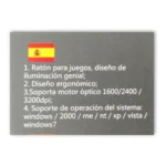 MOUSE AOAS K 10 GAMING - Imagen 3