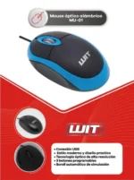 MOUSE WIT MU01 DOS COLORES - Imagen 2