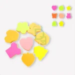 NOTAS ADHESIVAS DE FIGURAS X100 HOJAS