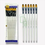 PINCEL PLANO X6 NUMERO #12 12F6