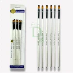 PINCEL PLANO X6 NUMERO #4 4F6