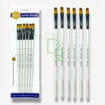 PINCEL PLANO X6 NUMERO #8 8F6