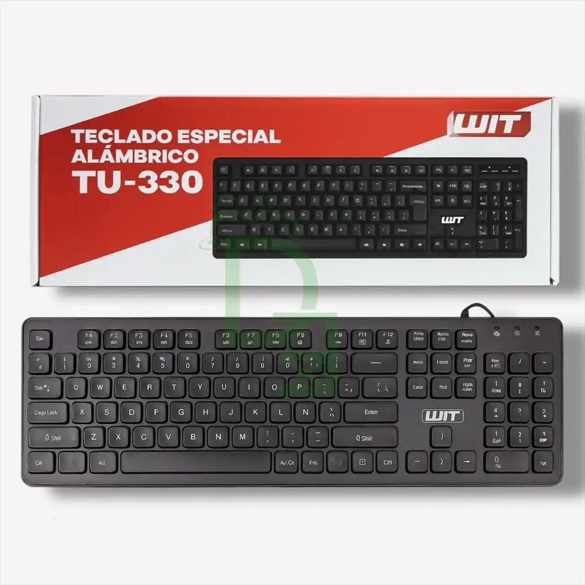 TECLADO WIT ALAMBRICO TU330 TECLADO ALAMBRICO WIT TU330 - Imagen 1