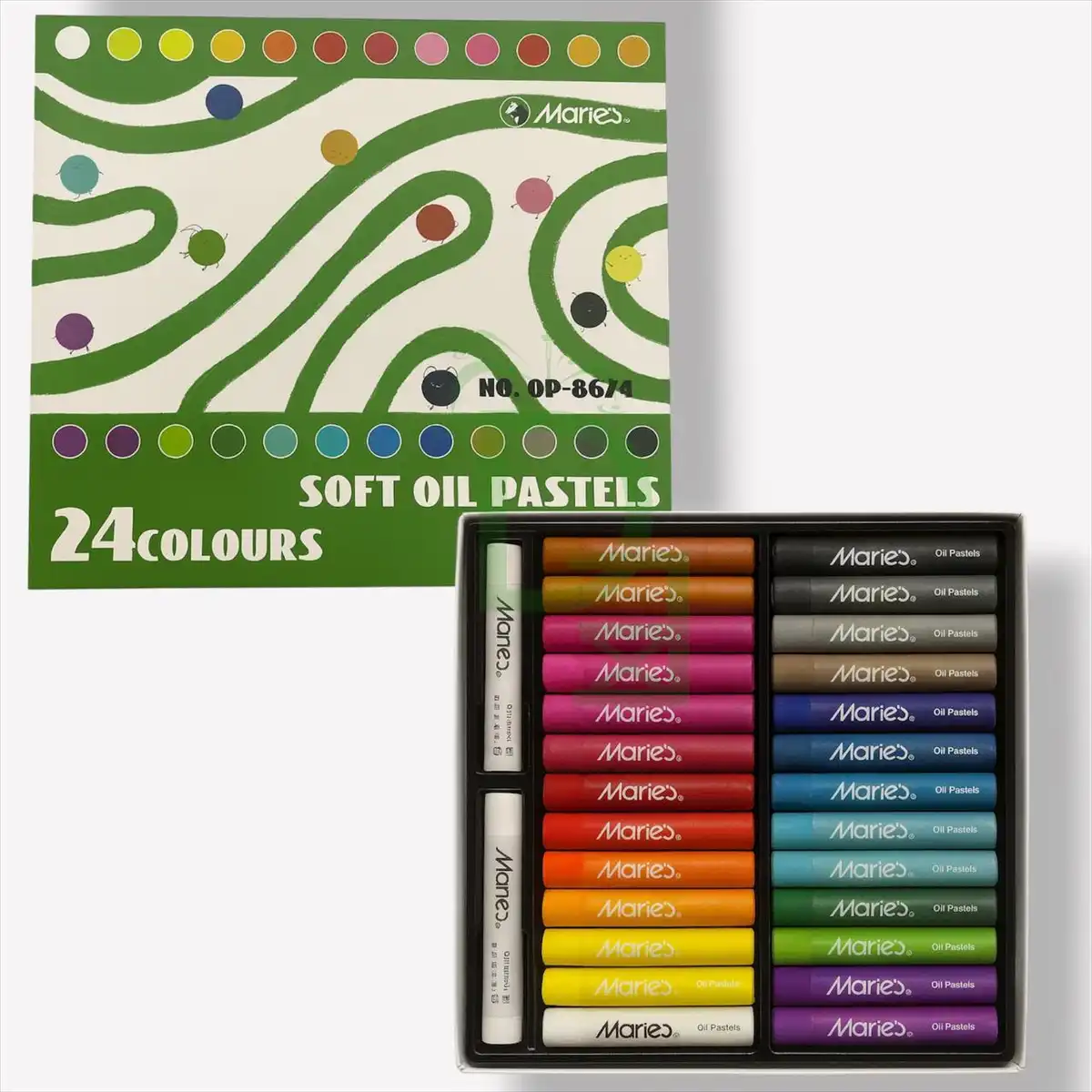 TIZA OLEO PASTEL GRASA MARIES X24 8624 TIZA OLEO PASTEL GRASA MARIES X24 8624 - Imagen 1