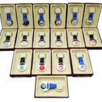 LLAVERO BANIM METAL CUERO MARCAS